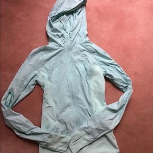 Lululemon athletica mint green zip jacket hoodie 6